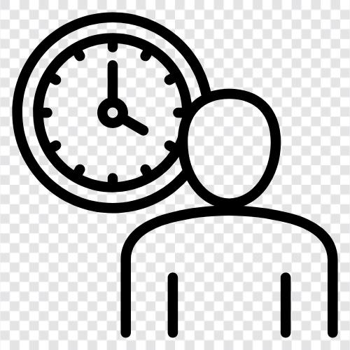 Überstunden, Auszeit, Zeit in, Zeit verbracht symbol