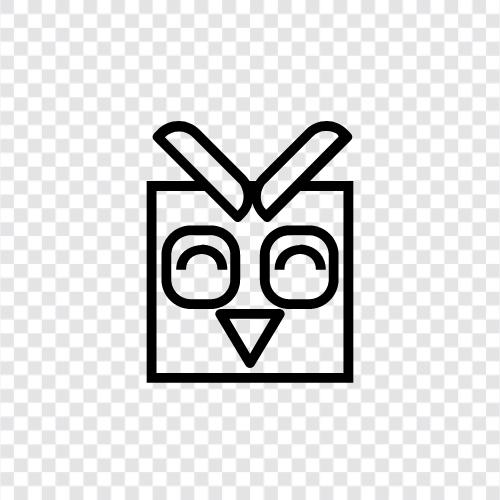 owl symbolism, owl meaning, Owl icon svg