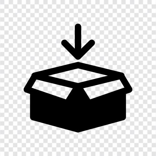 Paketentwicklung symbol