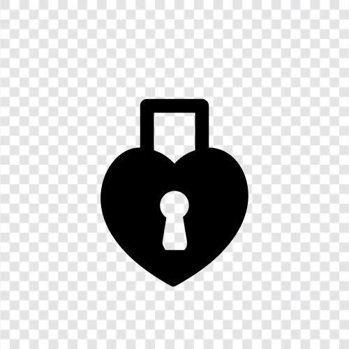 padlock meanings, padlock symbols, love padlock, padlock love icon svg