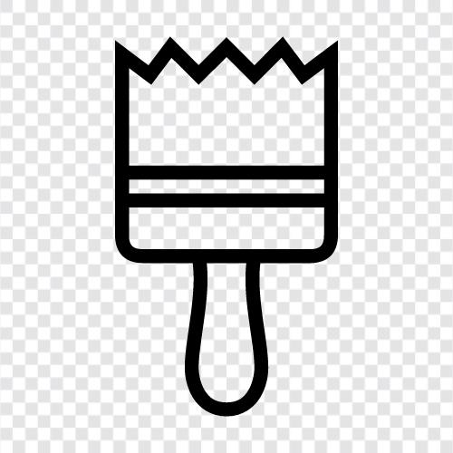 Paint Brush Online, Online Paint Brush, Photoshop Paint Brush, Digital Painting Brush icon svg