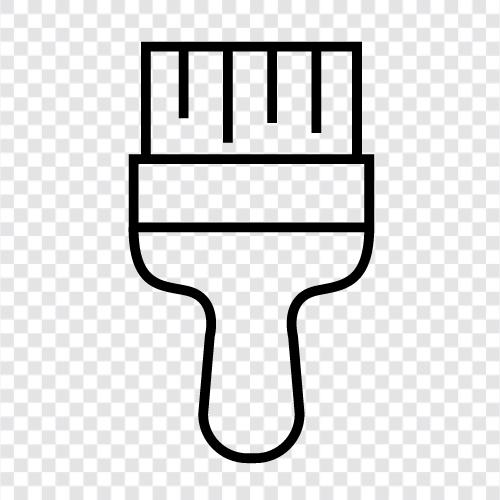 paint brush tool, Photoshop, digital painting, digital art icon svg