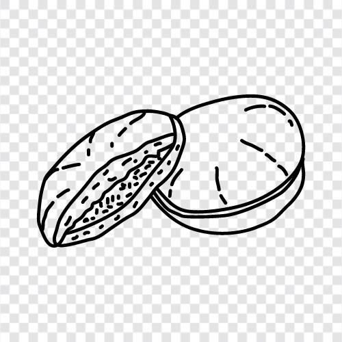 pancake, Japanese, breakfast, savory icon svg