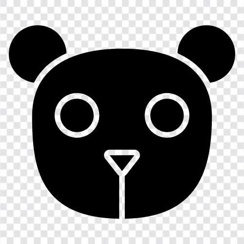 Panda ikon svg