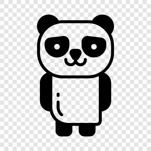 Panda Express, Panda Güvenlik, Panda Bulut, Panda Analitik ikon svg