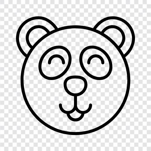 Panda, Panda 1. Panda, the Panda logo icon svg