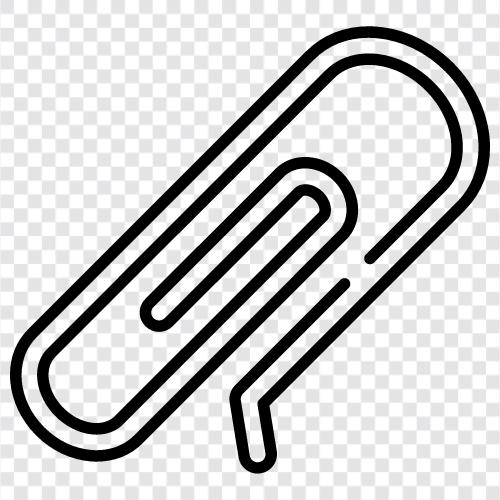 paperclips, clip, ofis malzemeleri, ofis ikon svg