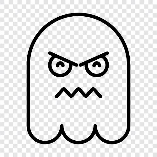 Paranormal, Ghost hunter, Ghost stories, Haunted house icon svg
