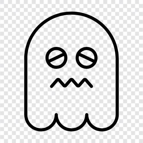 Paranormal, Ghost Hunting, Haunted Houses, Spirits icon svg
