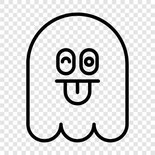 Paranormal, Ghost stories, Haunted, Ghost photos icon svg