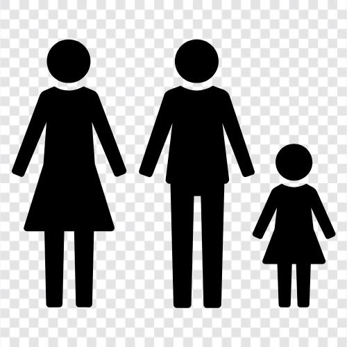 parents, siblings, children, relatives icon svg