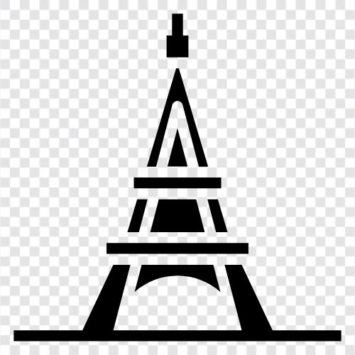 Paris, France, Eiffel Tower icon svg