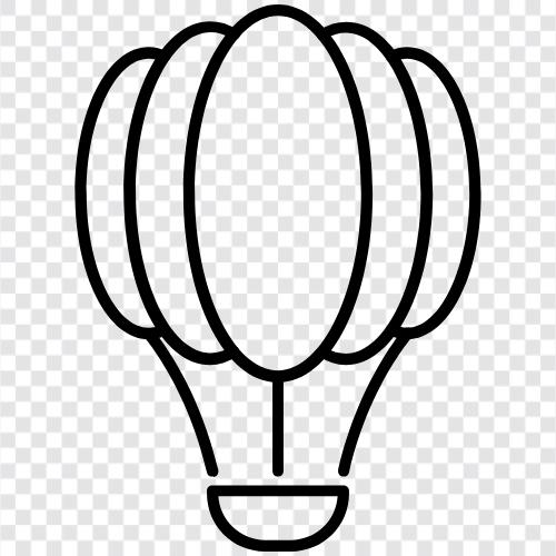 party, hot air balloon, toy, Balloon icon svg