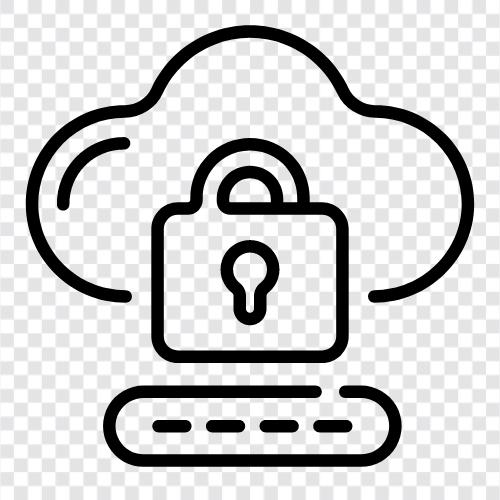 пароль, защищенный, зашифрованный, облачный пароль Значок svg