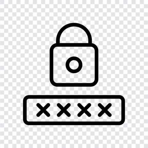 şifre, güvenlik, encrypt, Lock Password ikon svg