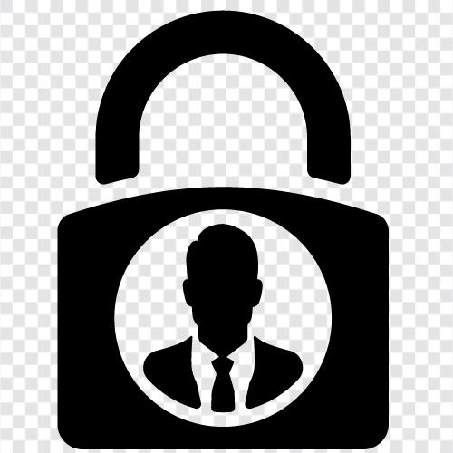 şifre, privacy, kimlik doğrulama, kimlik hırsızlığı ikon svg