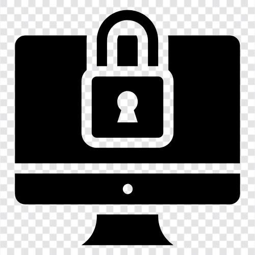 password, lock computer, security, antivirus icon svg