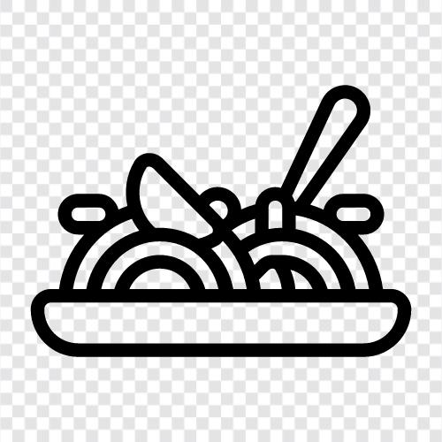 pasta, noodle, food, Italian icon svg