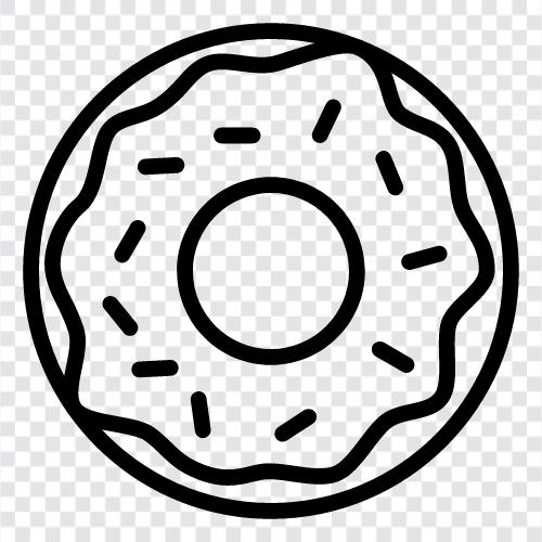 Konditorei, Donut Shop, Donut Maker, Donut symbol