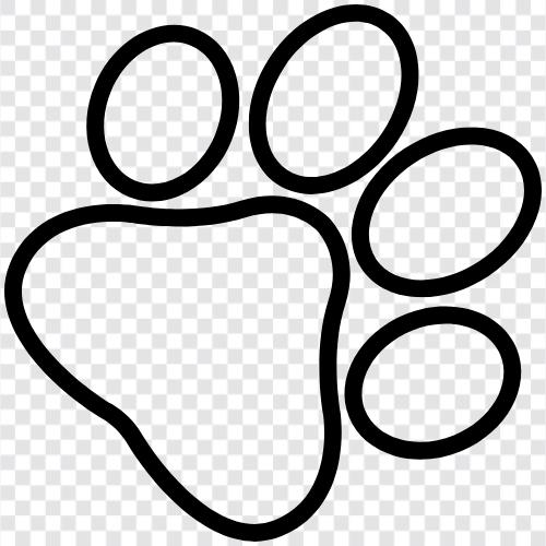 Paw Prints, Paws, Dog, Dogs icon svg