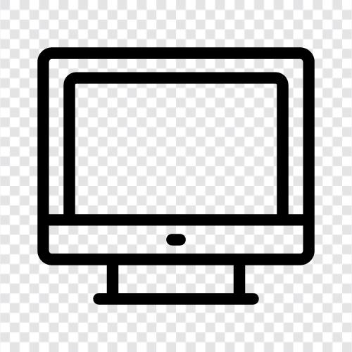 monitor, computer, screen, desktop icon svg