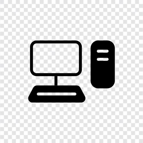 PC Games, PC Hardware, PC Parts, PC Software icon svg