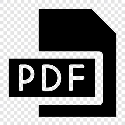 PDF file, pdf417, pdf417 file, PDF converter icon svg