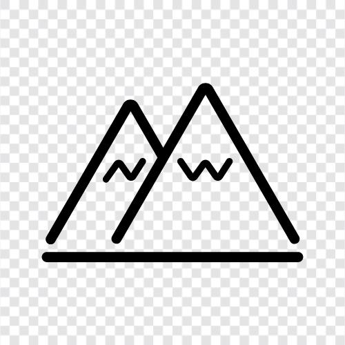 peak, summit, trail, ascent icon svg