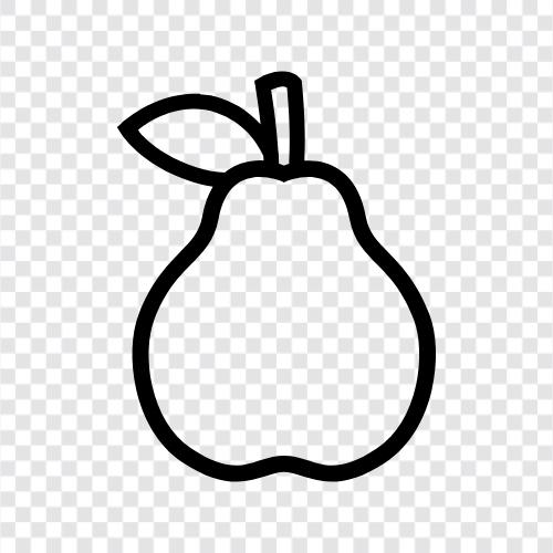 Pearmain, Pears, Pears Recipes, Pears Fruits ikon svg