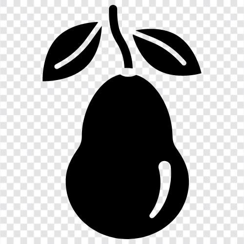 Pears, Fresh, Fruits, Eat icon svg