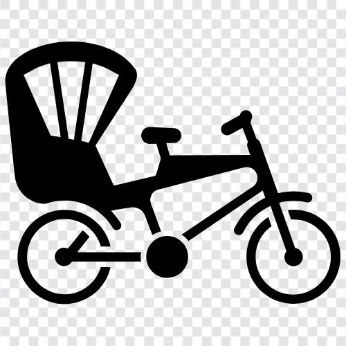 pedicab, rickshaw, pedicab sürücüsü, pedik ikon svg