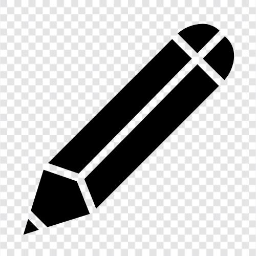 pencils, lead, lead pencil, writing icon svg