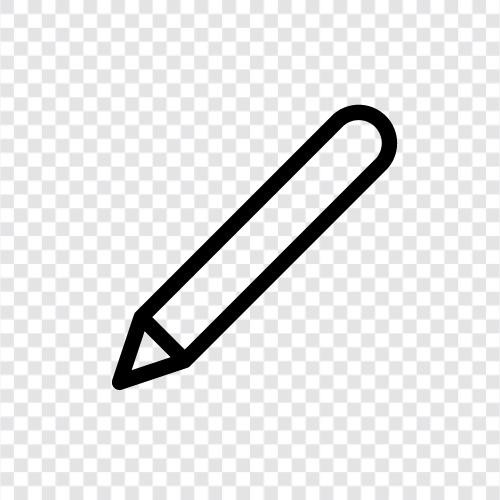 pencils, lead, drawing, sketching icon svg