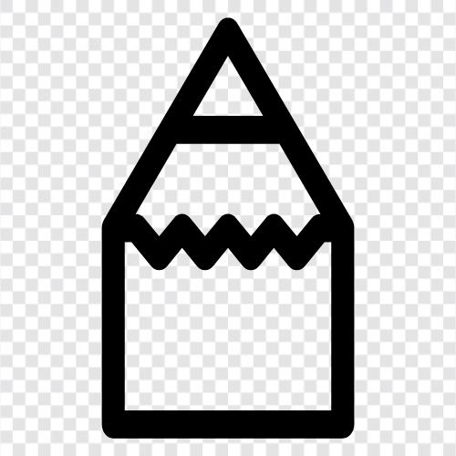 pencils, lead, drawing, sketching icon svg