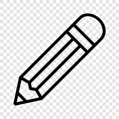 pencils, writing, drawing, sketching icon svg