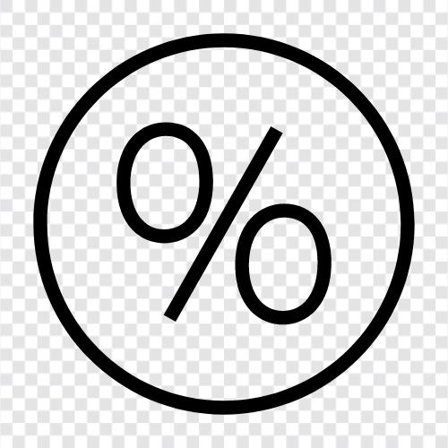 percent, percentage, percentage point, percent change icon svg