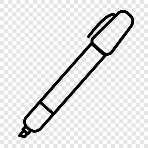 Permanent Marker pens, Markers, Permanent Markers, Permanent Marker icon svg