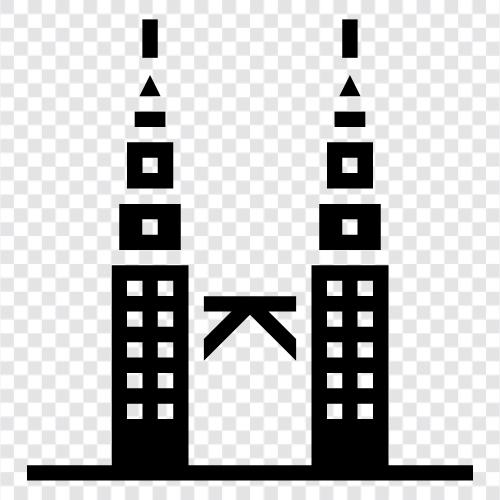 Petronas twin towers, Pet, Petronas twin tower icon svg