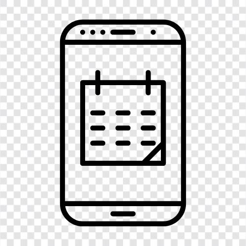 Phone App, App, Calendar, Phone icon svg