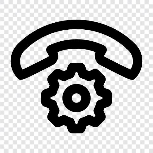 Telefon, Telefonleitung, Telefonanlage, Telefongespräch symbol