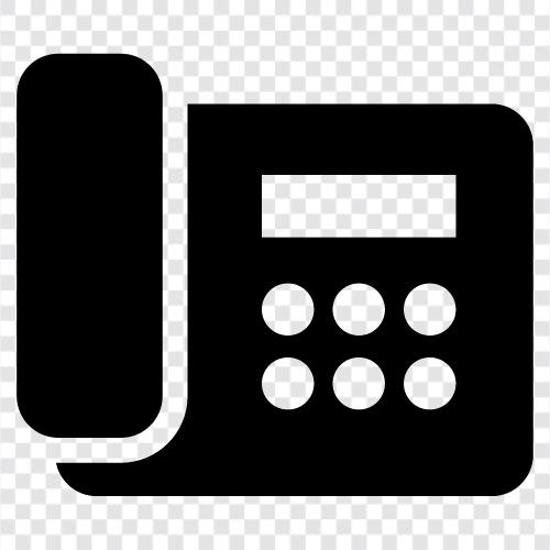 Telefon, Telefonanlage, Telefonbuch, Telefonnummern symbol
