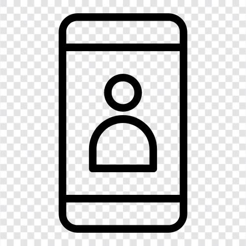 Telefon, Gerät, Android, iPhone symbol