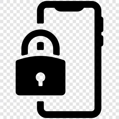 telefon şifresi, mobil güvenlik, mobil şifreleme, mobil güvenlik yazılımı ikon svg