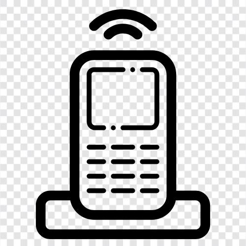 Telefon klingeln, Handy klingeln, Telefongeräusche symbol