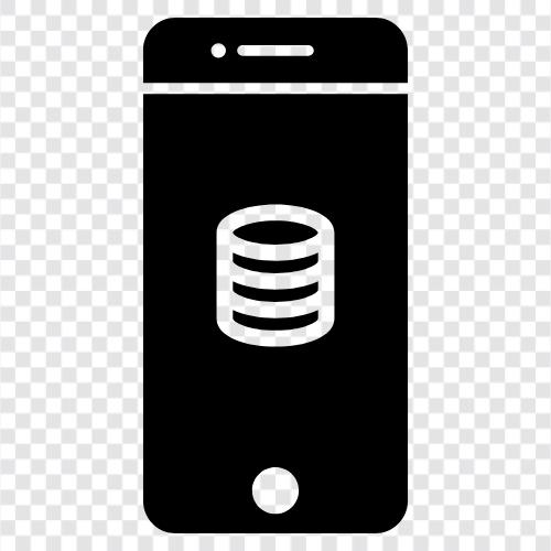 phone storage, phone memory, phone storage for photos, phone storage for videos icon svg