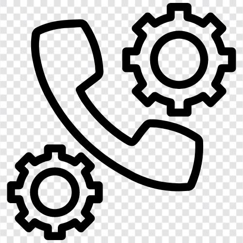 Telefonsystem, Kundenservice, Kundenbetreuung, Kundendienst symbol