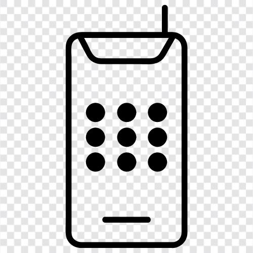 Telefon, Mobiltelefon, Smartphones, mobile Apps symbol