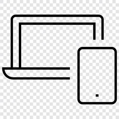 phone, iphone, android, laptop icon svg