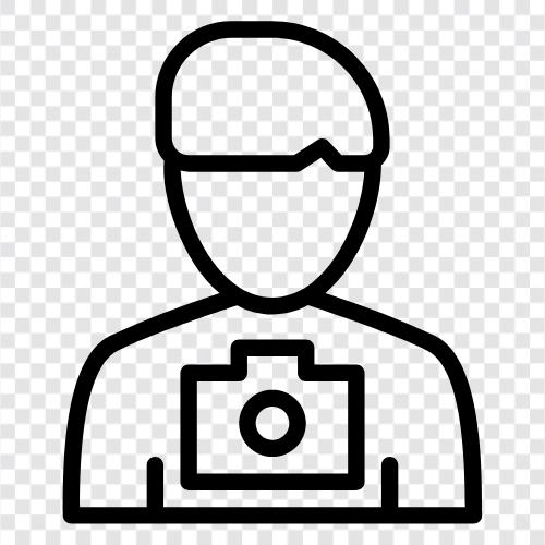 photographer, portrait, photojournalist, wedding icon svg