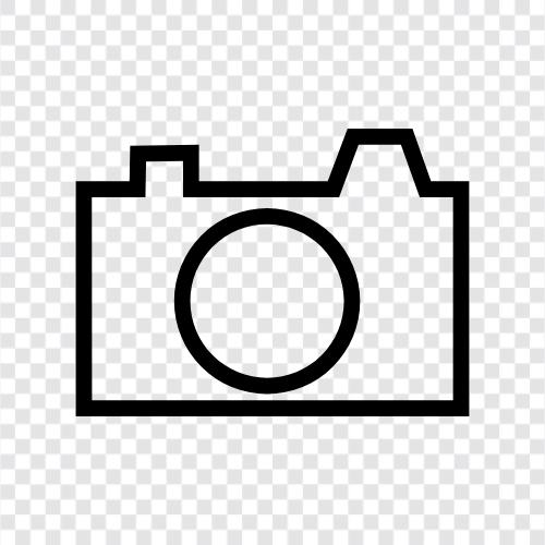 Фотосъемка, цифровая, фотоаппаратная, фотоаппаратура Значок svg